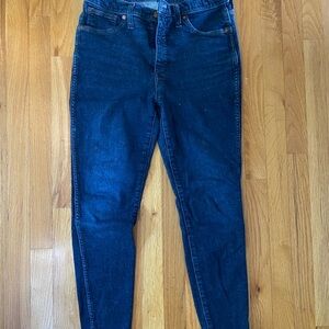 Madewell Dark Blue Skinny Jeans